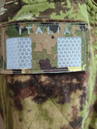 Patch bandiera Italia riflettente