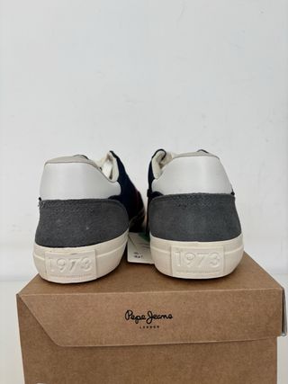 Zapatillas Pepe Jeans Piel Azul Talla 43