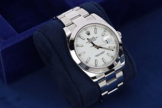 Rolex Datejust 126300 Blanco Acero
