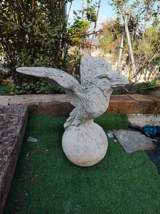 Figuras de jardín: Gnomo, Ave y Ardillas
