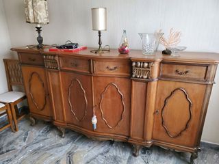 Madia noce 4 ante con cassetti