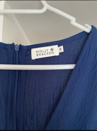 Vestido largo Molly Bracken azul marino Talla L