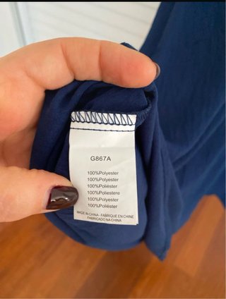 Vestido largo Molly Bracken azul marino Talla L