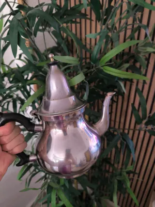 Tetera Marroquí Plata