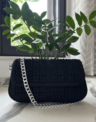Borsa fatta a mano da me colore nero
