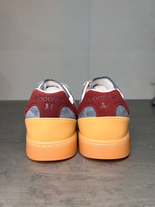 Zapatilla Coolway GOAL azul y rojo