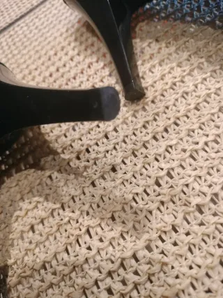 Zapatos de tacón Geox verdes ante mujer