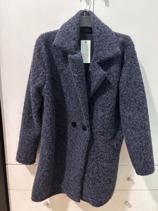 Cappotto donna blu/grigio