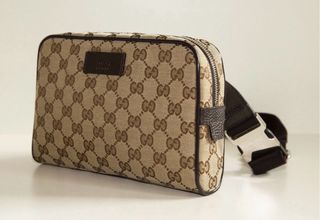 Riñonera Gucci Beige y Marrón