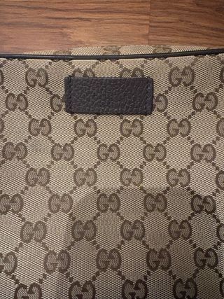 Riñonera Gucci Beige y Marrón