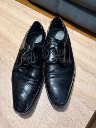 Zapatos italianos hombre negros