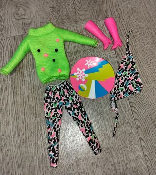 Barbie vintage outfit ski fashion fun #7596