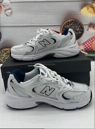 New Balance 530 Talla 38.5 Blanco/Azul