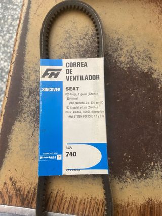 Correas SEAT 600, 850 (Lote)