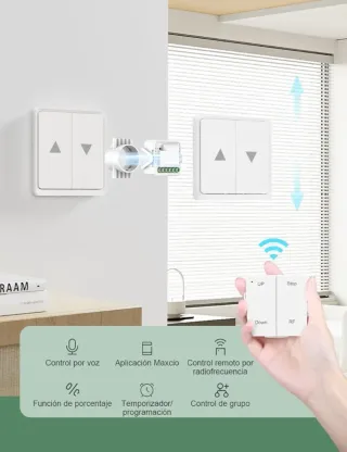 2 Módulos Interruptor Maxcio Persianas WiFi