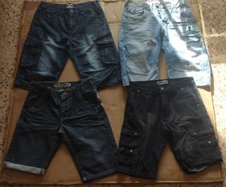 LOTE 10 PANTALONES VAQUEROS CORTOS