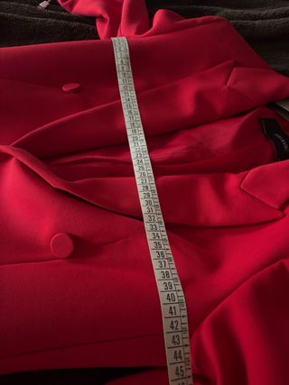 Blazer Zara Rosso Doppio Petto