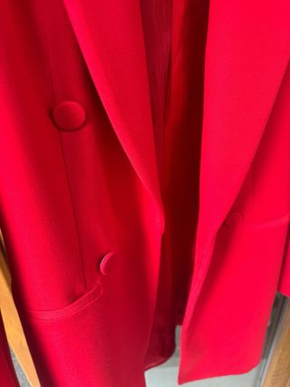 Blazer Zara Rosso Doppio Petto