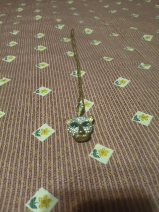 Colgante de Jaguar México Oro con piedras