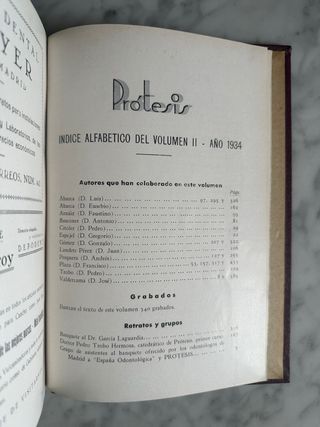 Prótesis 1934