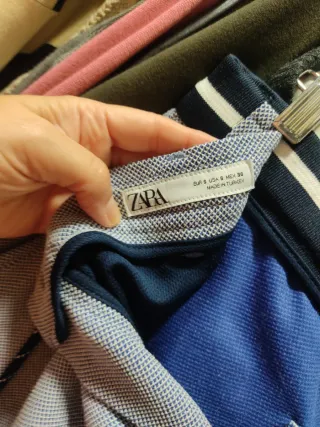 Bermudas hombre azul/gris