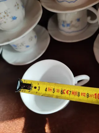 Juego de 12 Tazas Arcopal con Platillos