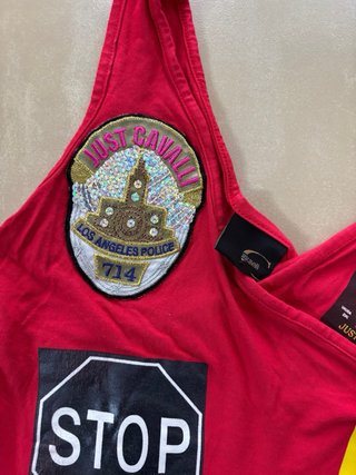 Top Just Cavalli S Patch Los Angeles Police
