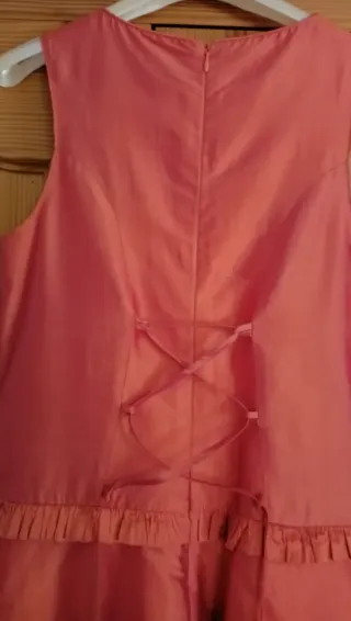 Fiesta Barcarola naranja/dorado talla 12 niña