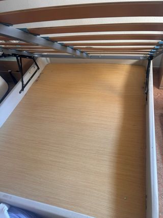 Cama y canapé de tela