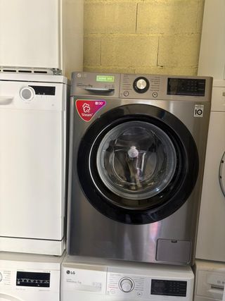 Lavadora LG 8kg 1400rpm Inox A++