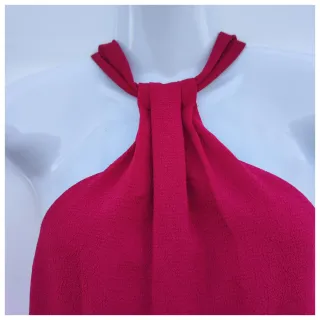 Vestido Mango Rojo Talla L