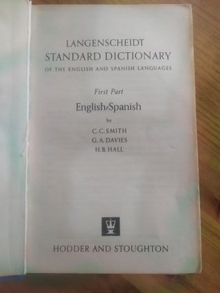 Diccionario español - inglés