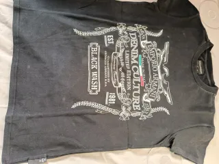 Camiseta Emporio Armani Negra Chico
