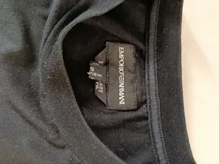 Camiseta Emporio Armani Negra Chico