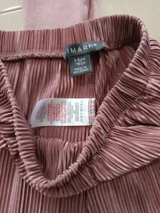 Conjunto niña 5-7 años rosa