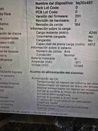 MacBook Pro 2011 Apple Plata