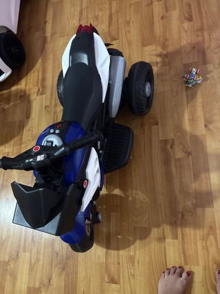 Moto Trike Infantil Azul y Blanco