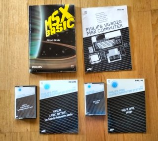 Ordenador MSX Philips VG-8020, año 1984