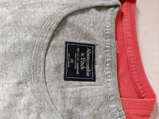 Lote 2 Camisetas Abercrombie & Fitch Talla XS