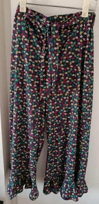 Pantalones estampados palazzo