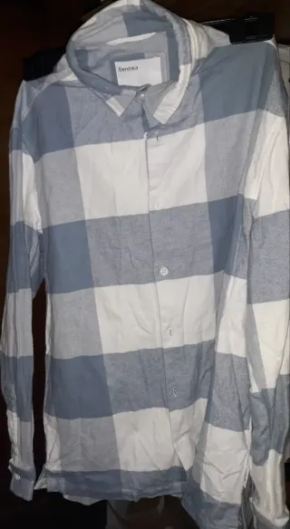 Camisa Zara Man Azul