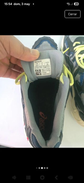 Asics GEL-NANDI OG Talla 39 Originales