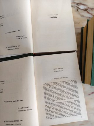 2 obras clásicas, 2 tomos cada una edición de 1967