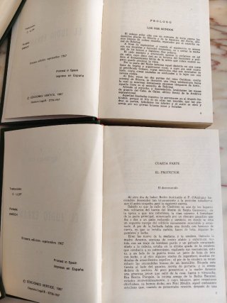 2 obras clásicas, 2 tomos cada una edición de 1967