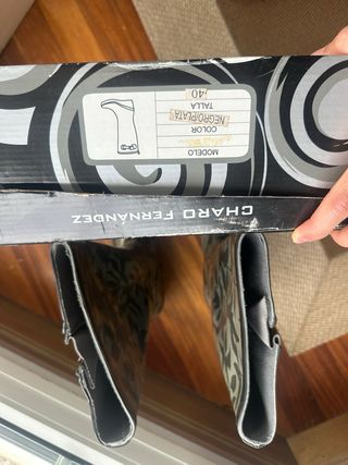 Botas de agua verdes con estampado