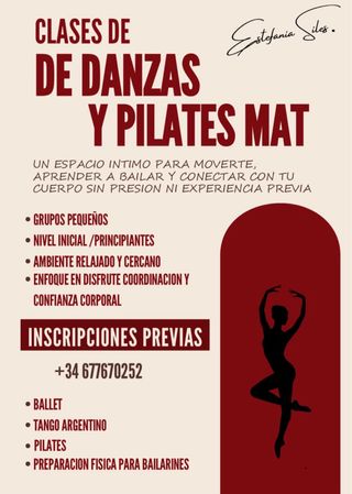 Clases de danza y pilates en madrid centro