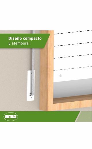 Recogedor persiana empotrable compacto