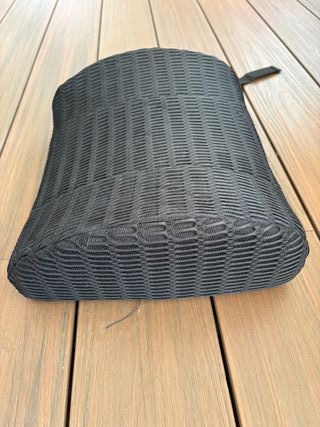 Cojín Lumbar Viscoelástico Negro