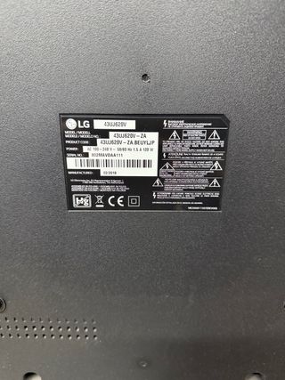 TV LG 43” 4K UHD Smart TV