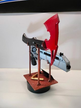 Resident Evil  Leon Magnun + Axe + Stand + shells
